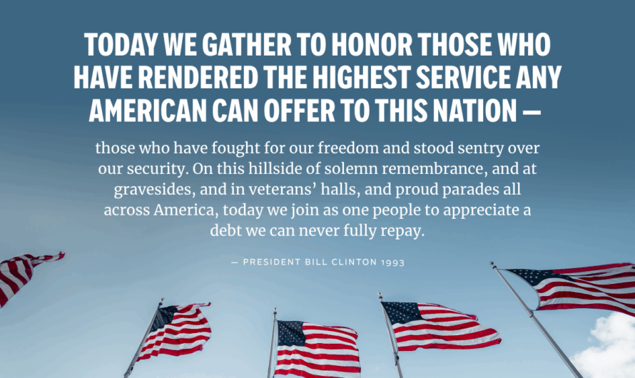 Honoring those who have served our nation